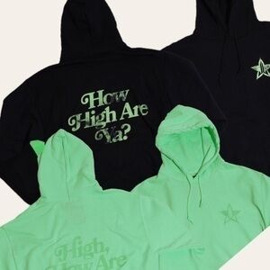 Jeffree Star How High Are Ya? 420 Black Hoodie 💜
